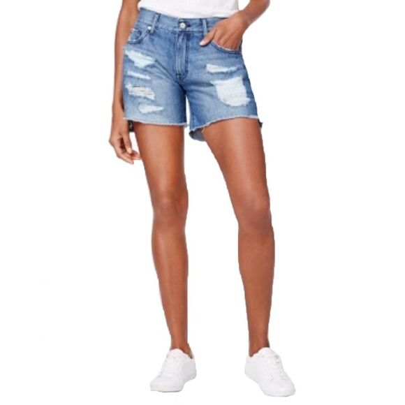 M1858 Ryder Ripped Denim Shorts - Picture 3 of 3